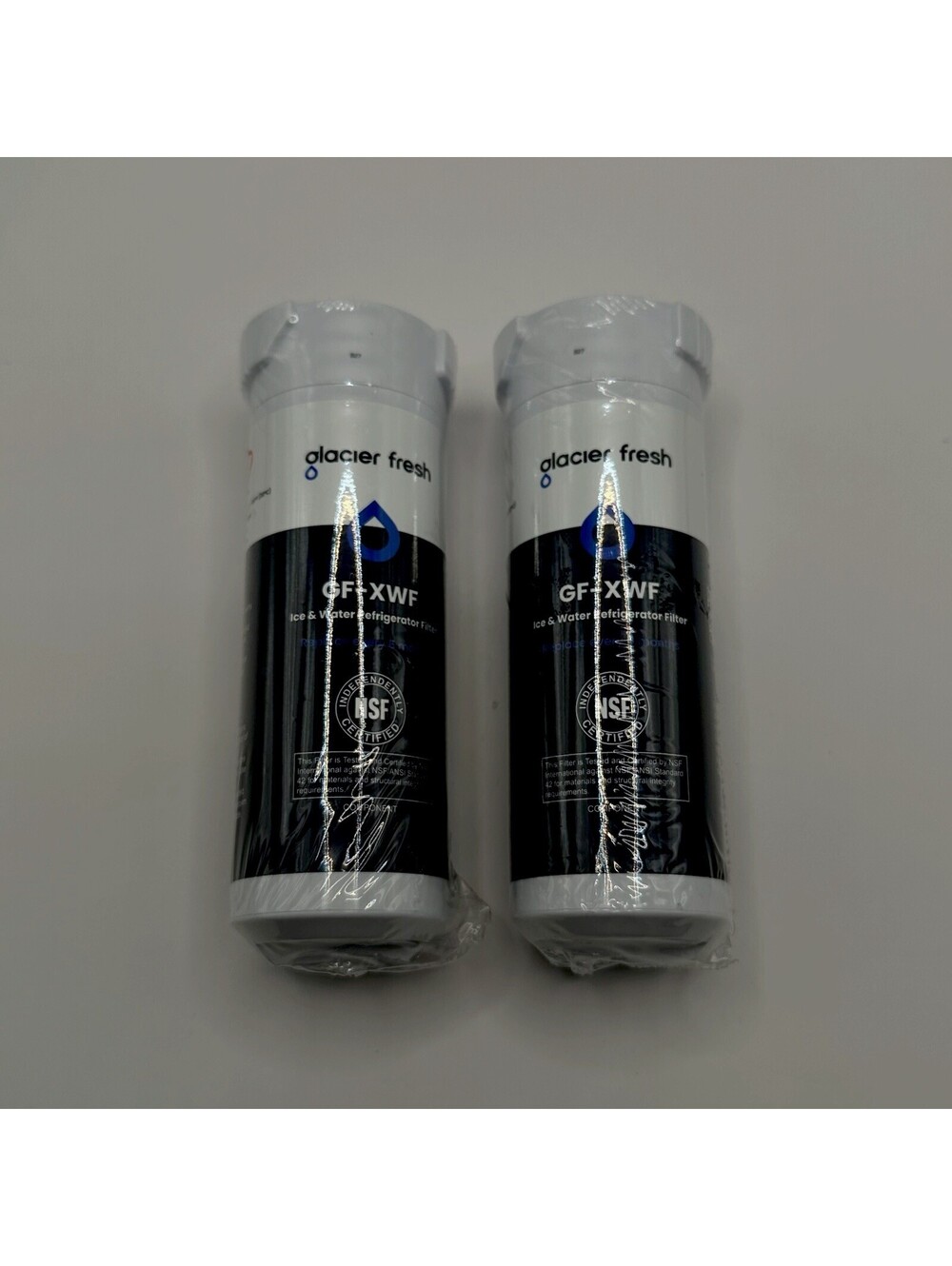GLACIER FRESH XWF Replacement for GE XWF Refrigerator Water Filter 2 Pack. New